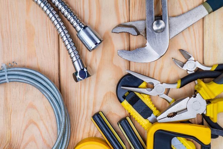 plumber water heater tools